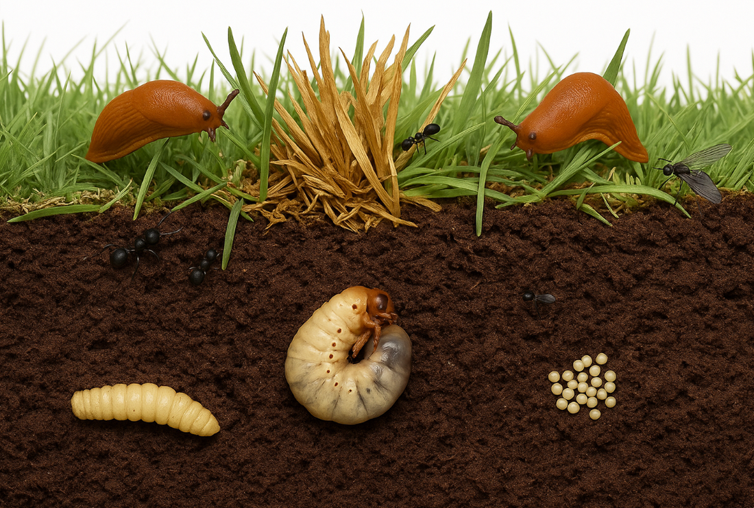 Plaaginsecten in de bodem