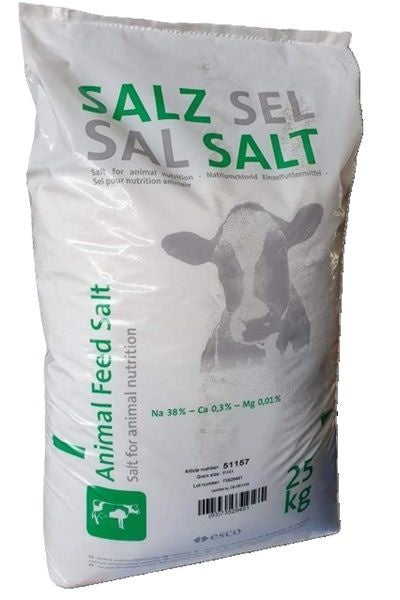 Vacuum veevoederzout fijn / Strooizout 25kg