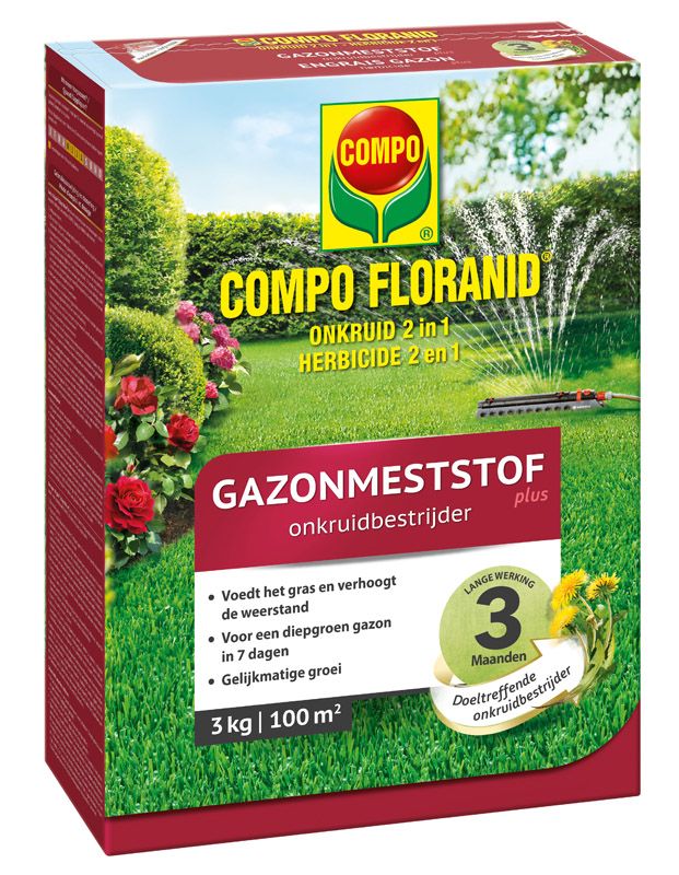 Onkruidverdelger & Gazonmest 2-in-1