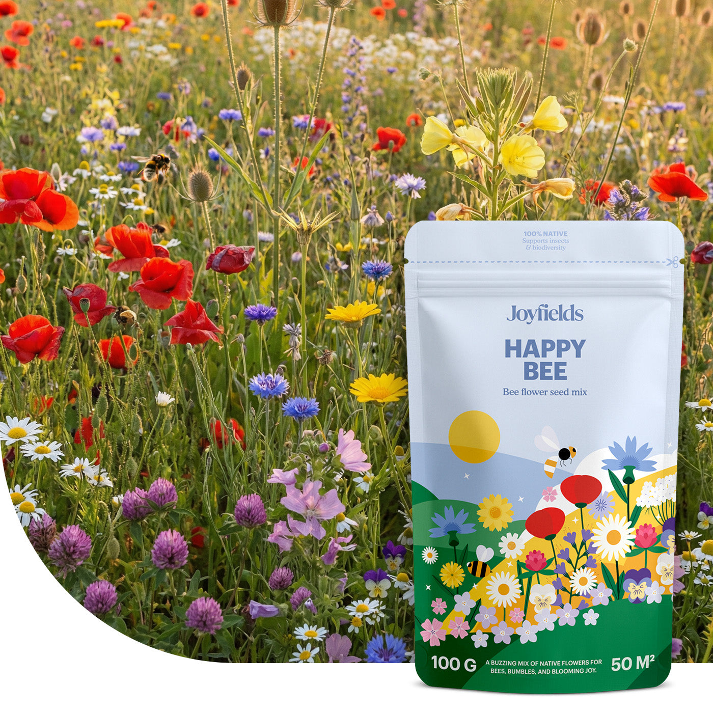 Happy Bee - Inheems Bijen & hommelmengsel