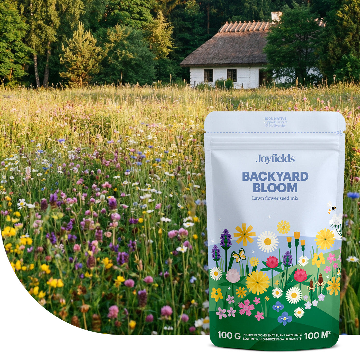 Backyard Bloom - Inheems bloemrijk gazonmengsel
