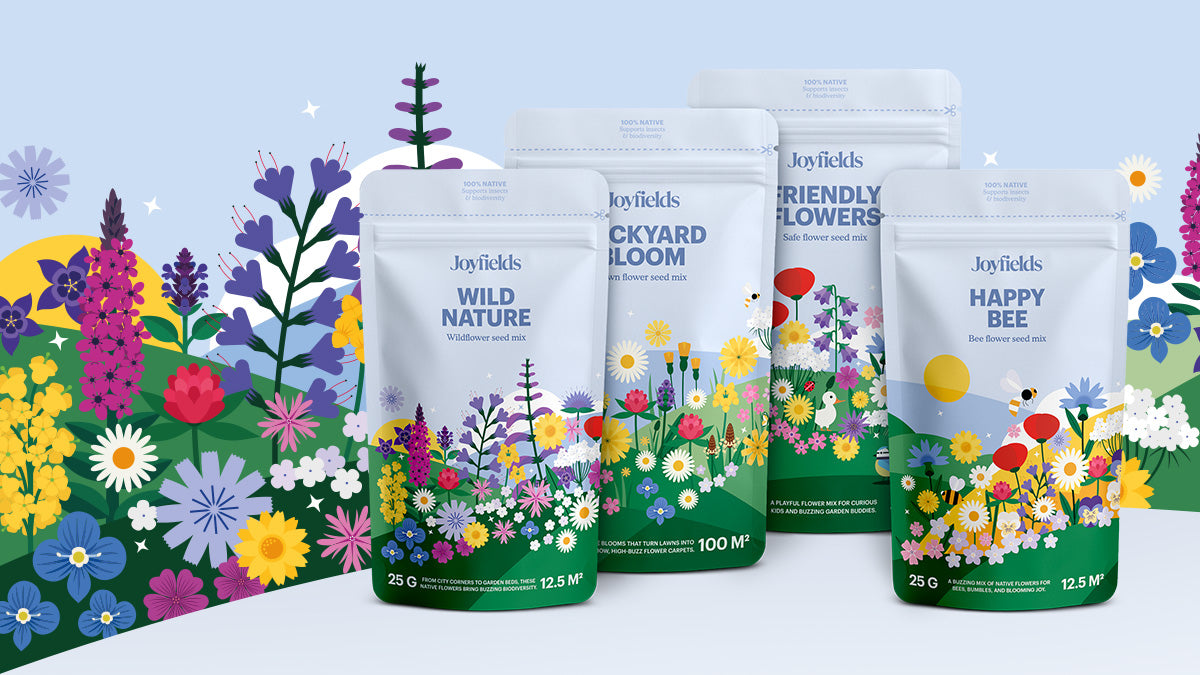 Nieuwe inheemse bloemenmengsels