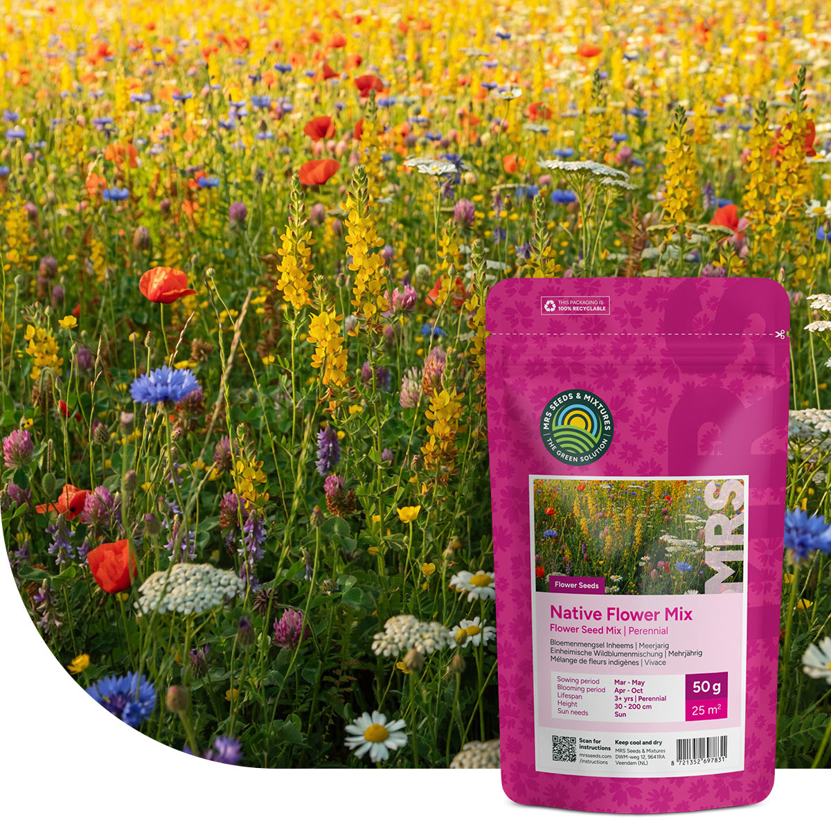 Bloemenmengsel Inheems - meerjarig