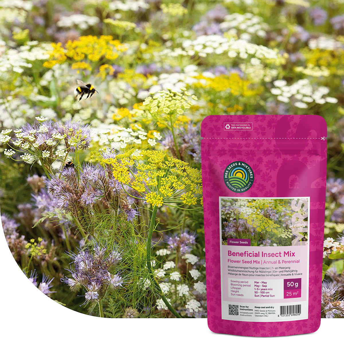 Bloemenmengsel Nuttige Insecten