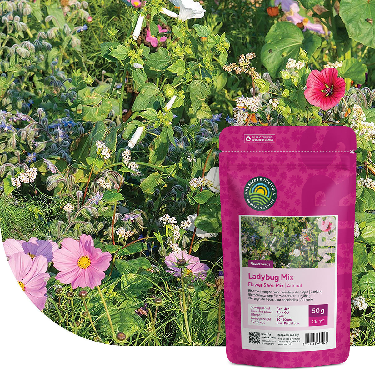 Bloemenmengsel voor Lieveheersbeestjes
