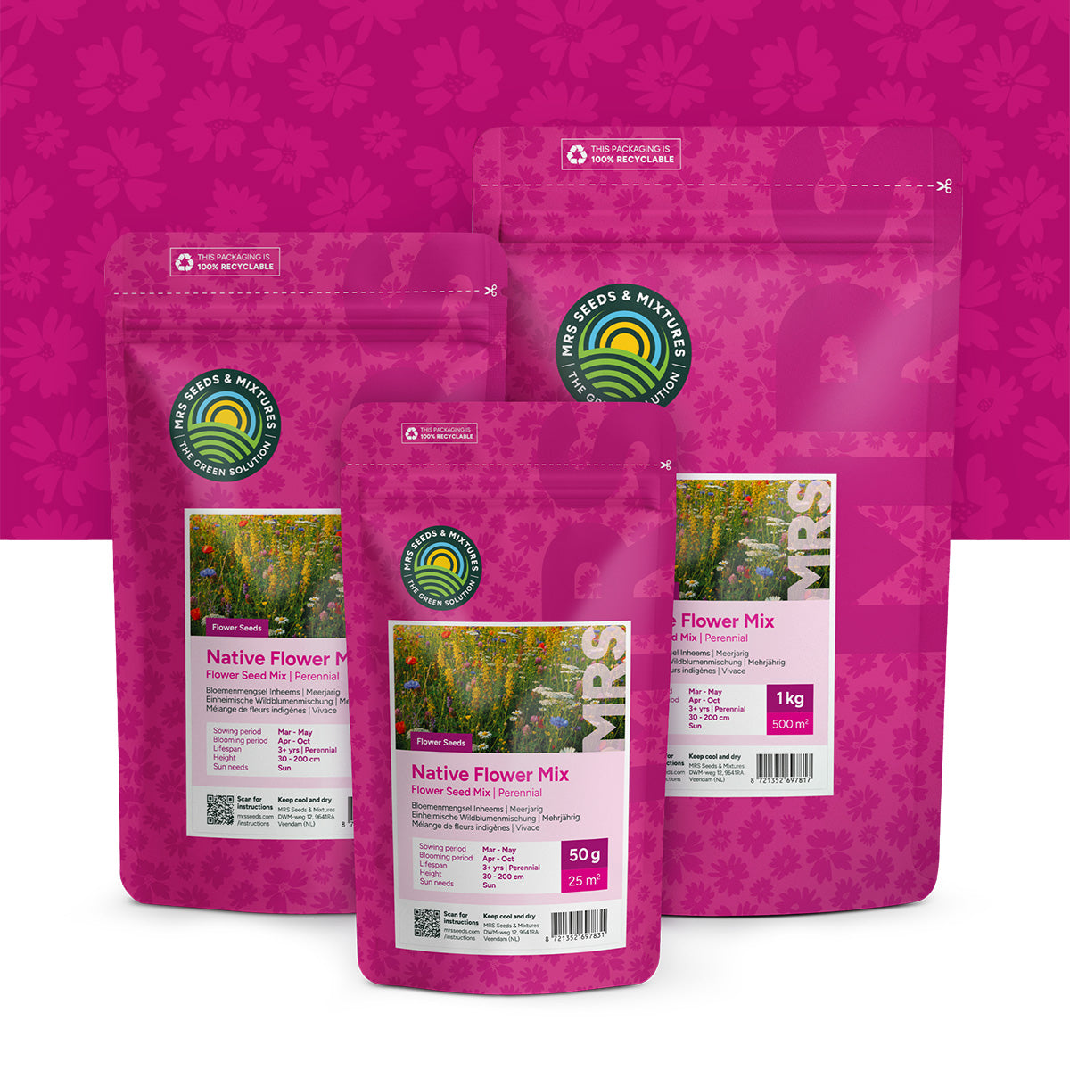 Bloemenmengsel Inheems - meerjarig