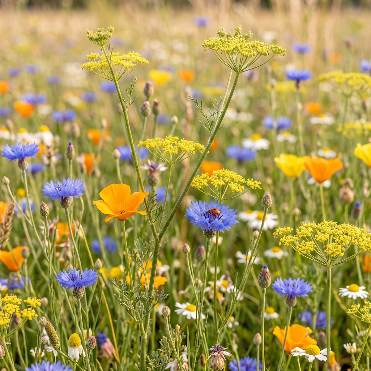 Bloemenmengsel voor Lieveheersbeestjes
