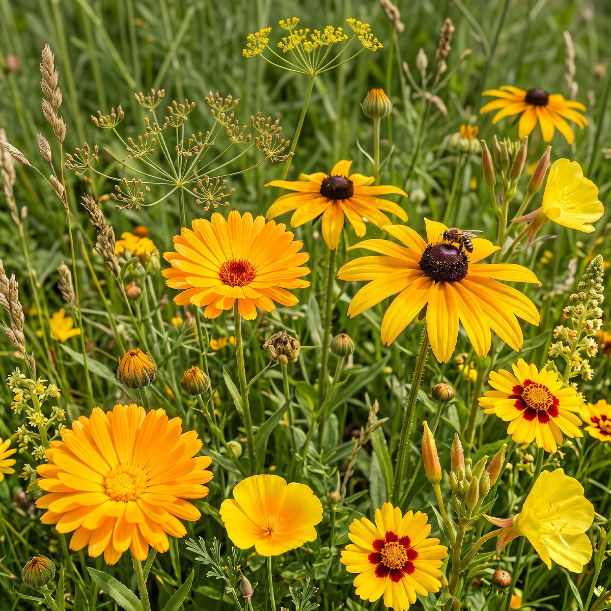 Zomerbloemen Gele Tinten – Mix