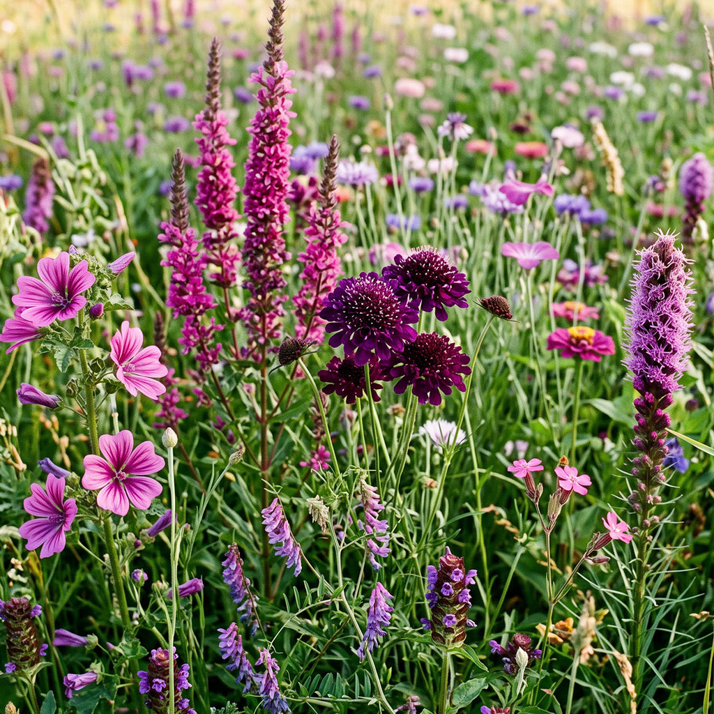 Paarse Wilde Bloemen mix – 14 soorten