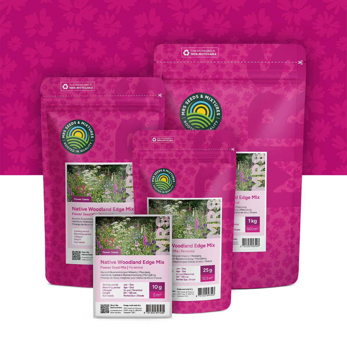 Bosrand Bloemenmengsel Inheems – Meerjarig