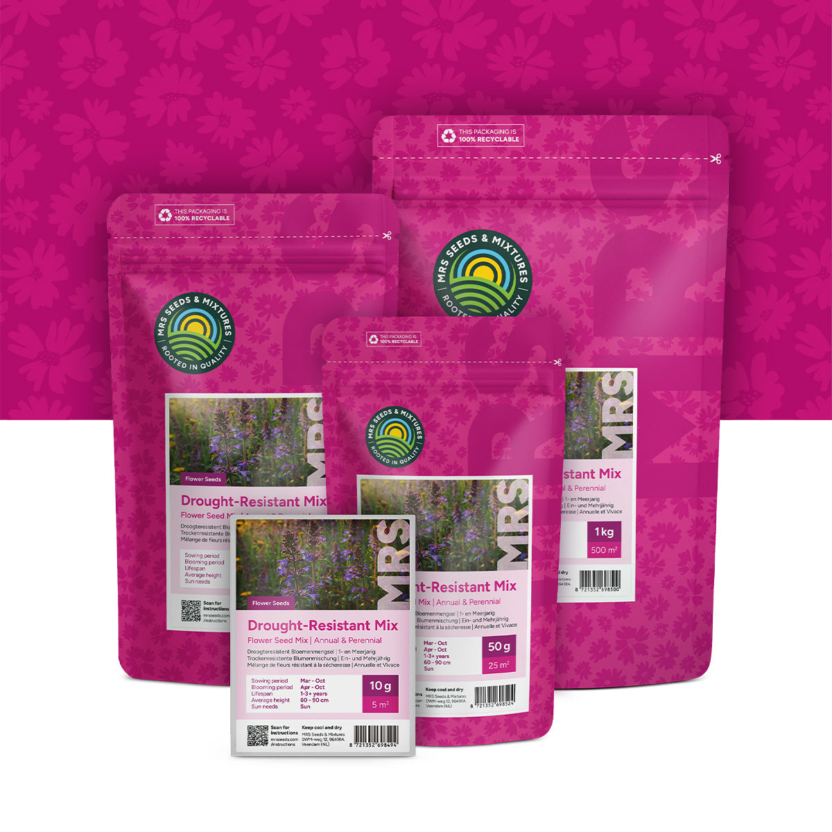 Droogteresistent bloemenmengsel