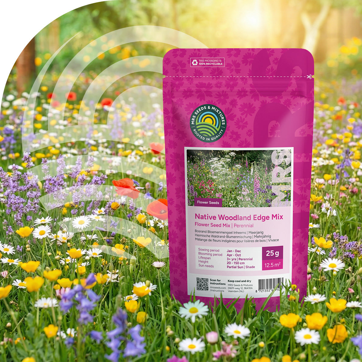 Bosrand Bloemenmengsel Inheems – Meerjarig