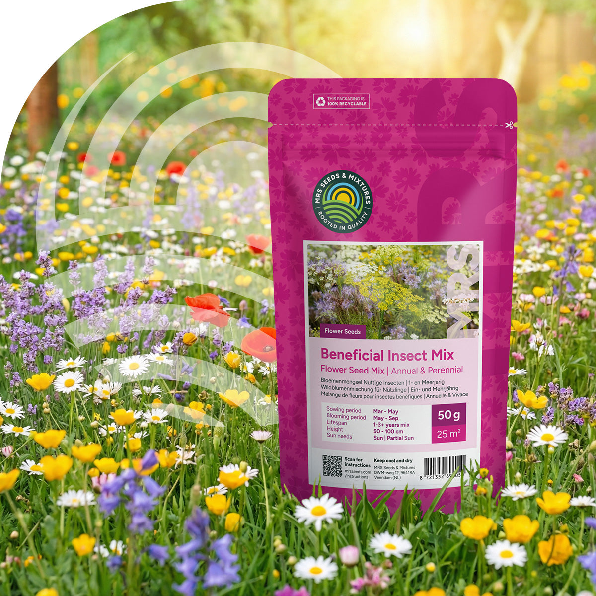 Bloemenmengsel Nuttige Insecten
