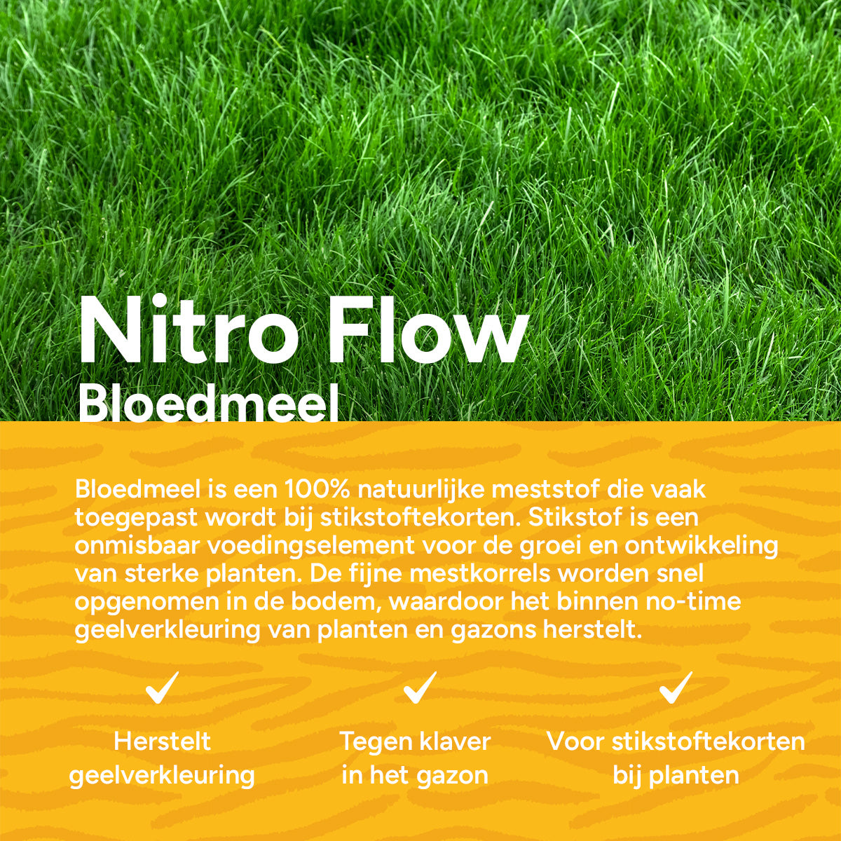 MRS Seeds & Mixtures Nitro Flow - Bloedmeel | 18 kg - 360 m² [nl]
