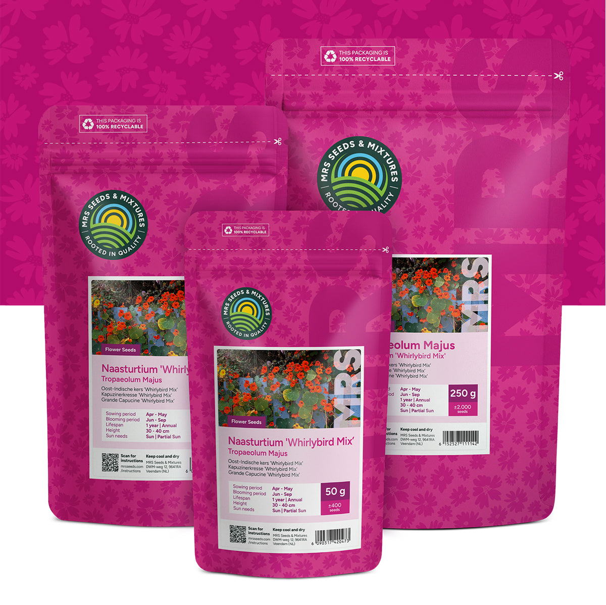 Oost-Indische kers 'Whirlybird Mix'