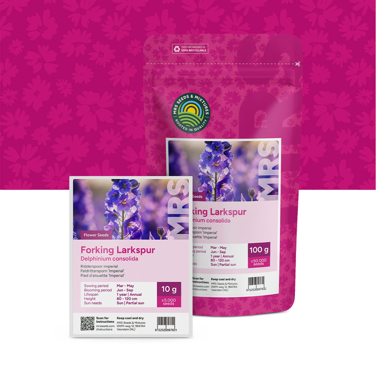 Ridderspoor Imperial – Delphinium consolida