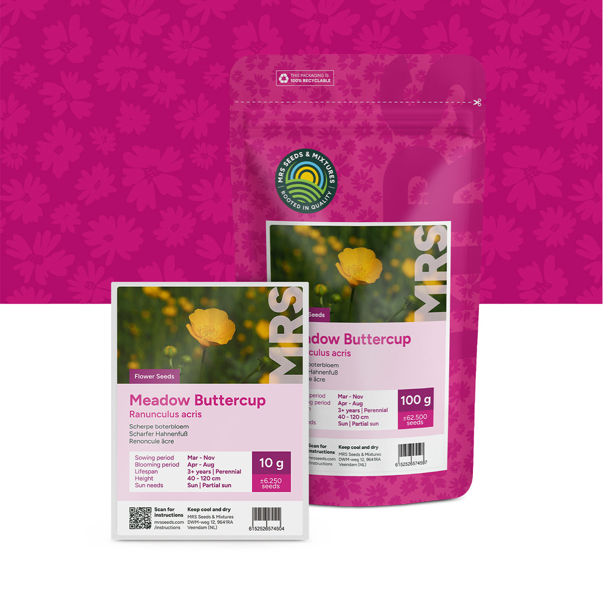 Scherpe Boterbloem – Ranunculus acris
