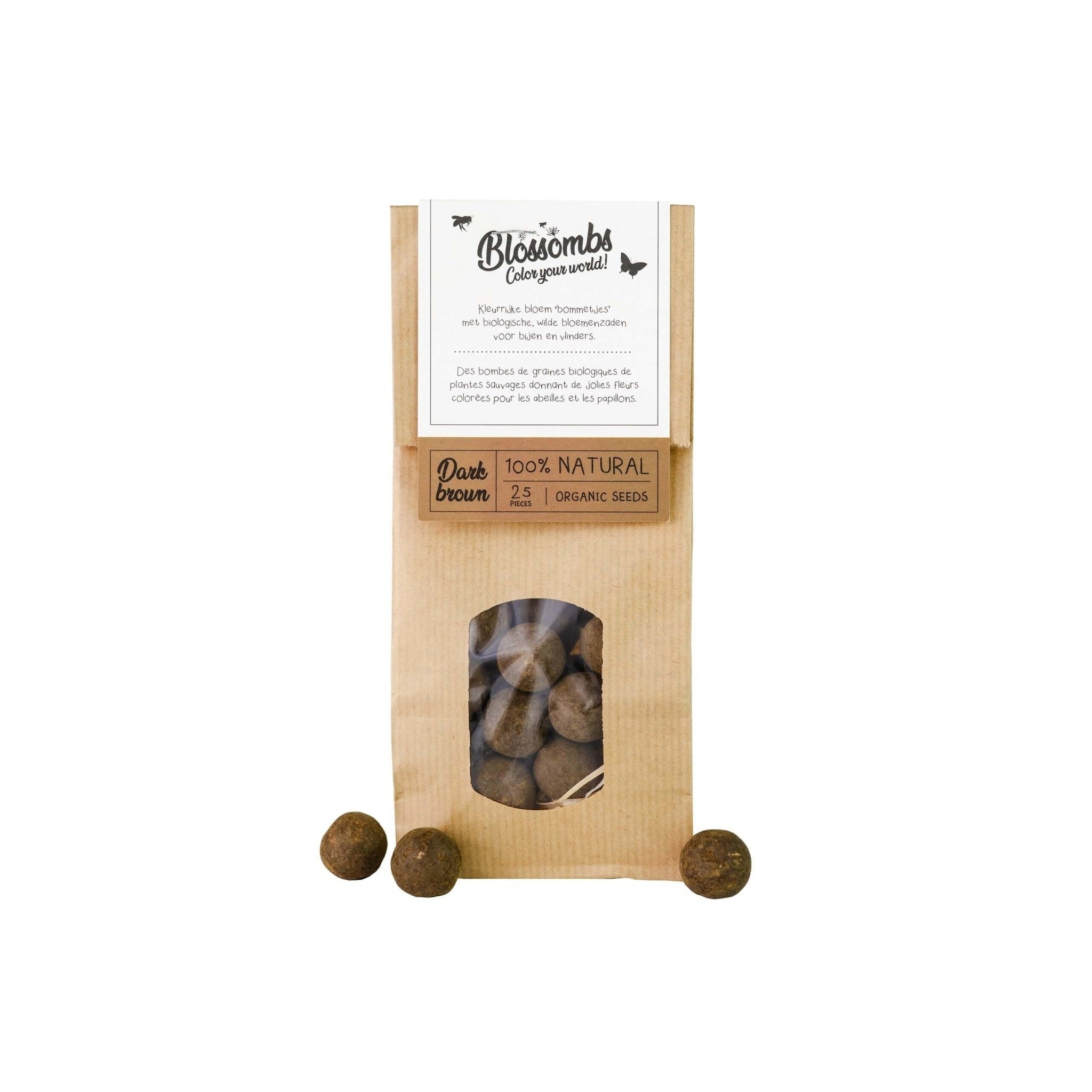 Kraftzak zaadbolletjes – Kies je kleur