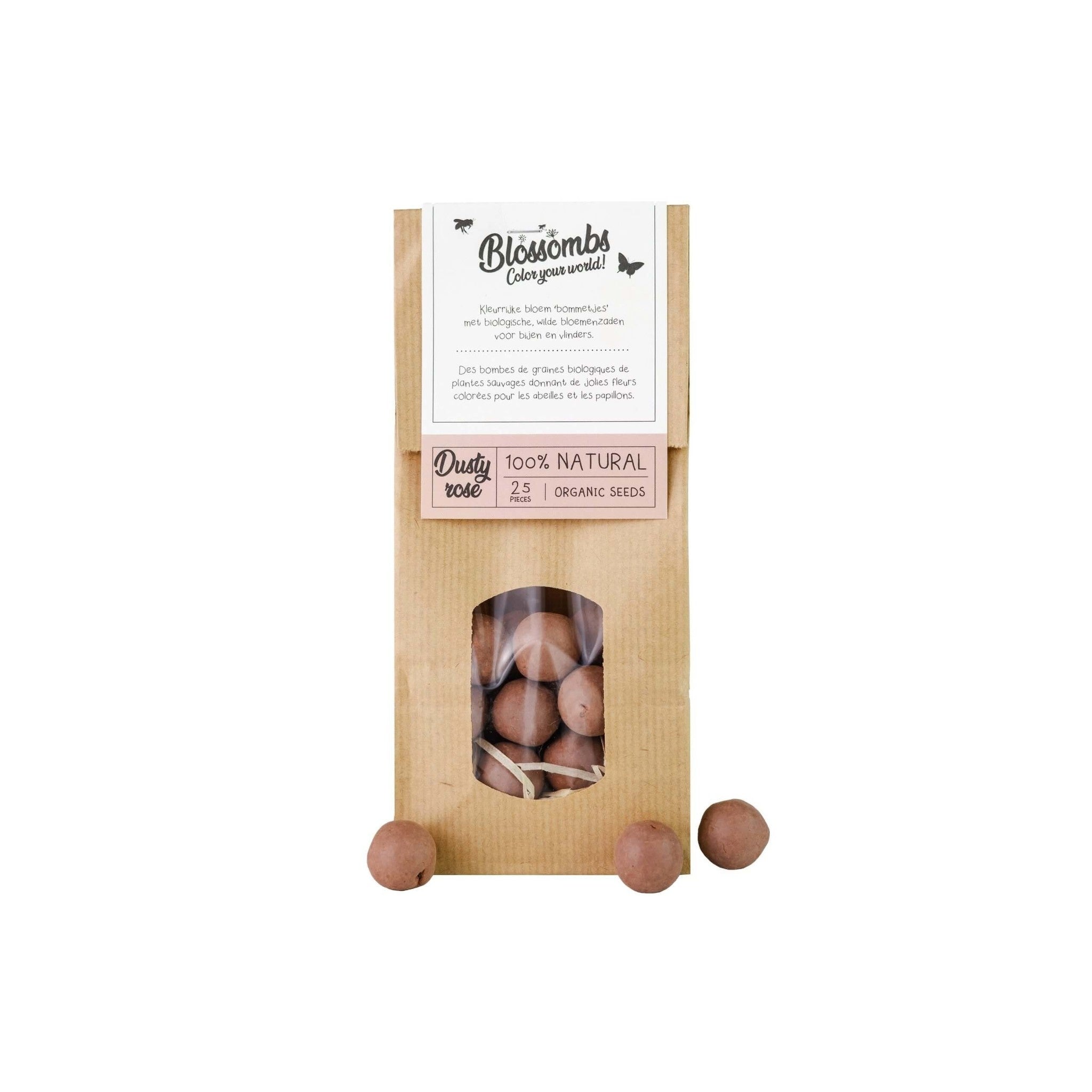Kraftzak zaadbolletjes – Kies je kleur