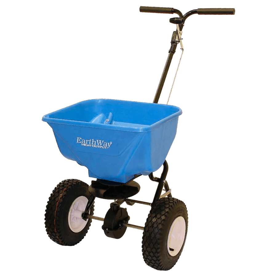 Earthway 2130 Zout- Meststofstrooier duwmodel 30 liter - Blauw [nl]