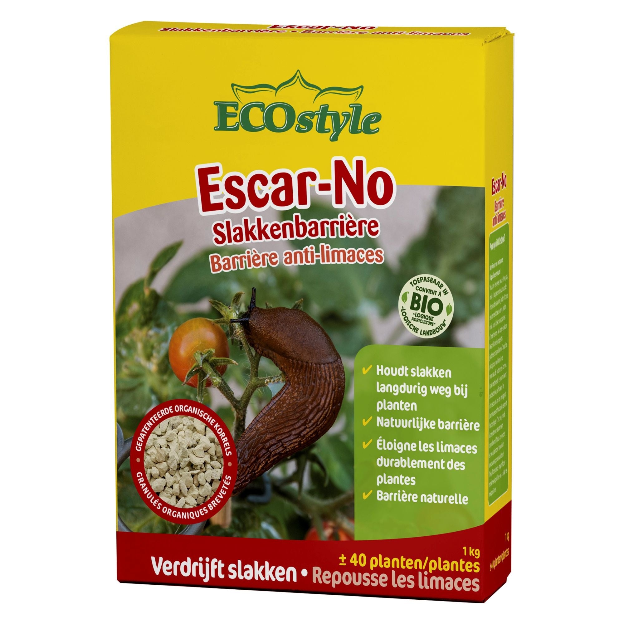 ECOstyle Escar-No Slakkenbarrière 1 kg - Verdrijft slakken [nl]