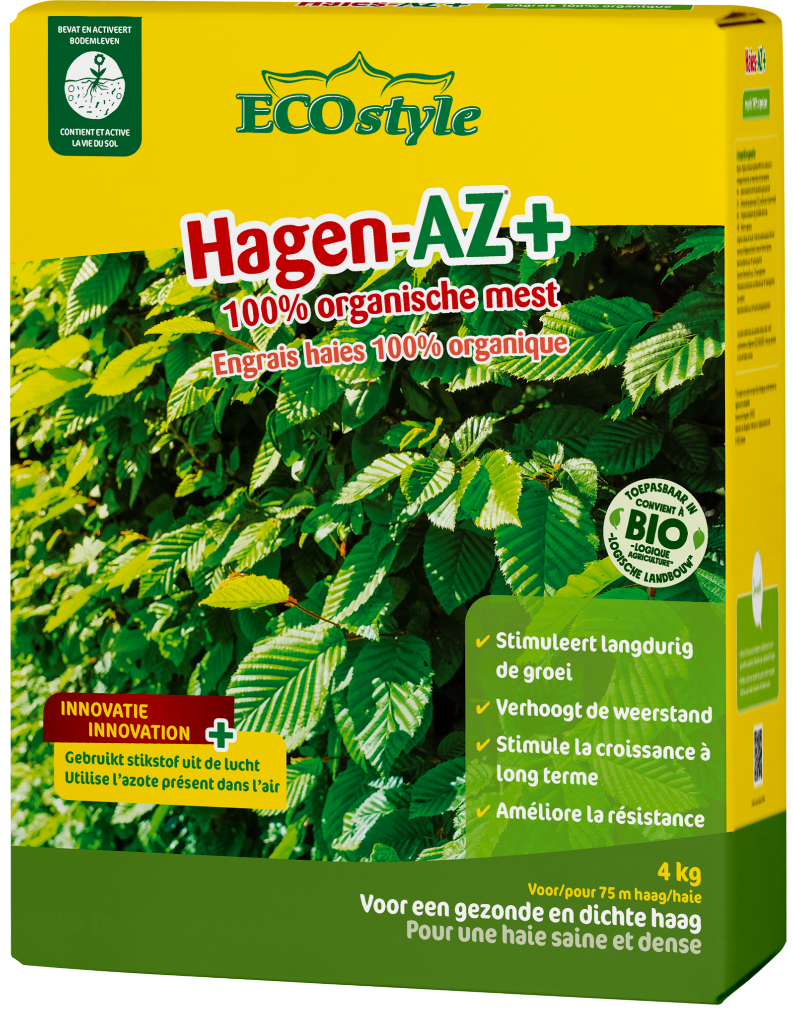 ECOstyle Hagen-AZ+ 4 kg - Organische hagenmest [nl]