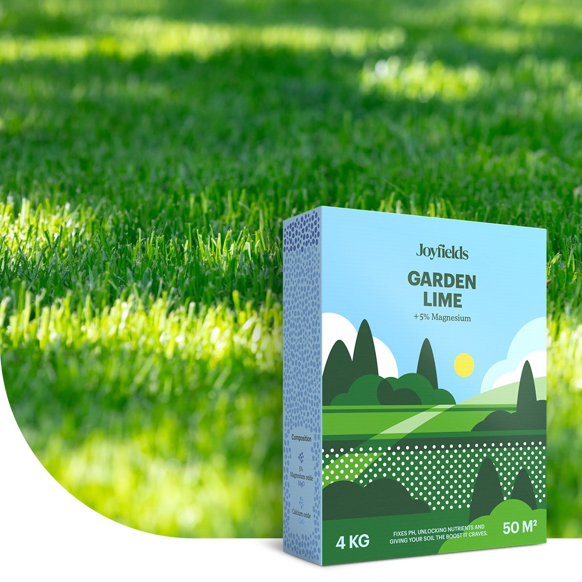 Joyfields Garden Lime - Gazonkalk - 4 kg