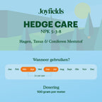 Joyfields Hedge Care – Hagen, Taxus & Coniferen Meststof - 3 kg [nl]