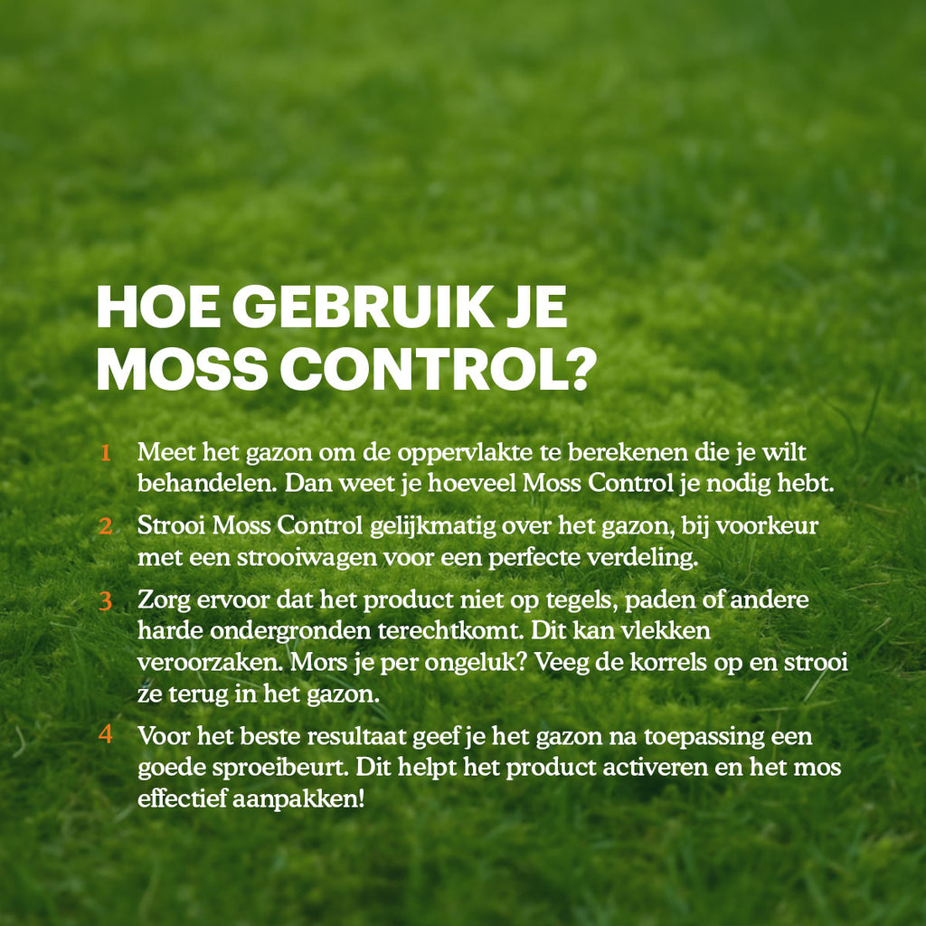 Joyfields Moss Control - Gazonmeststof + Mosdoder - 3 kg [nl]
