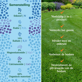 Joyfields Vital Lawn - Gazonmest met kalk - 3 kg [nl]