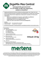 Mertens Orgamix Mos Control | Anti Mos Gazonmest - 20kg [nl]
