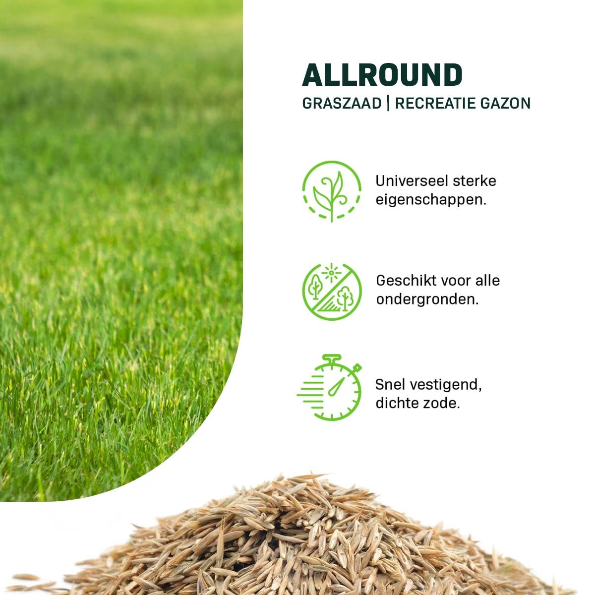 MRS Seeds & Mixtures Allround - Graszaad Recreatiegazon [nl]