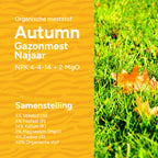 MRS Seeds & Mixtures Autumn - Organische Gazonmest Najaar | 18 kg - 360 m² [nl]