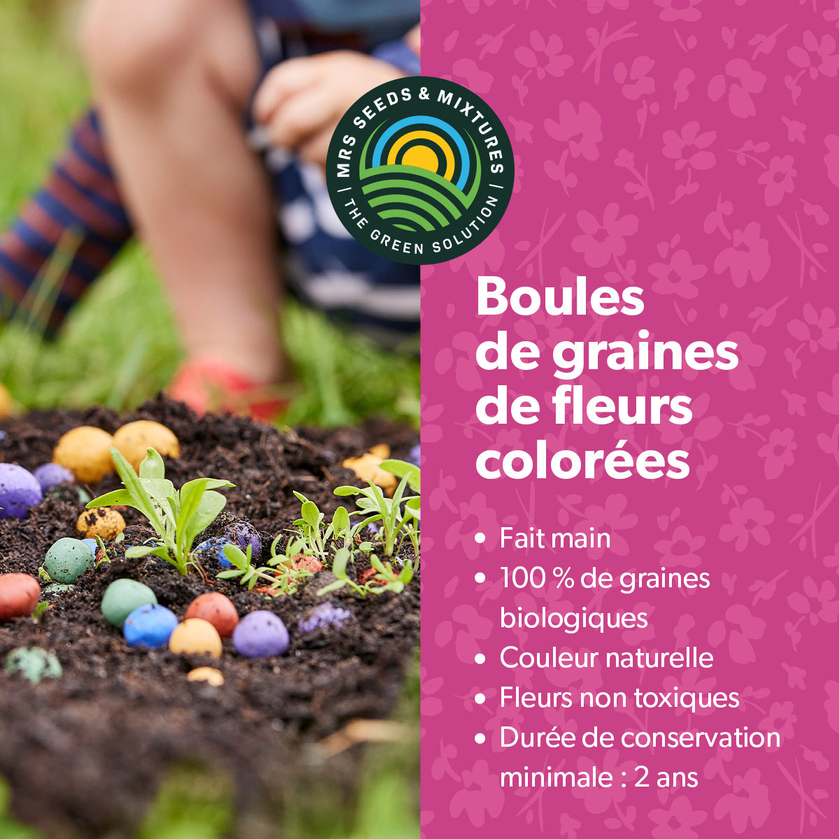 MRS Seeds & Mixtures Flower Bombs - Bombes de graines mix - Félicitations ! [fr]