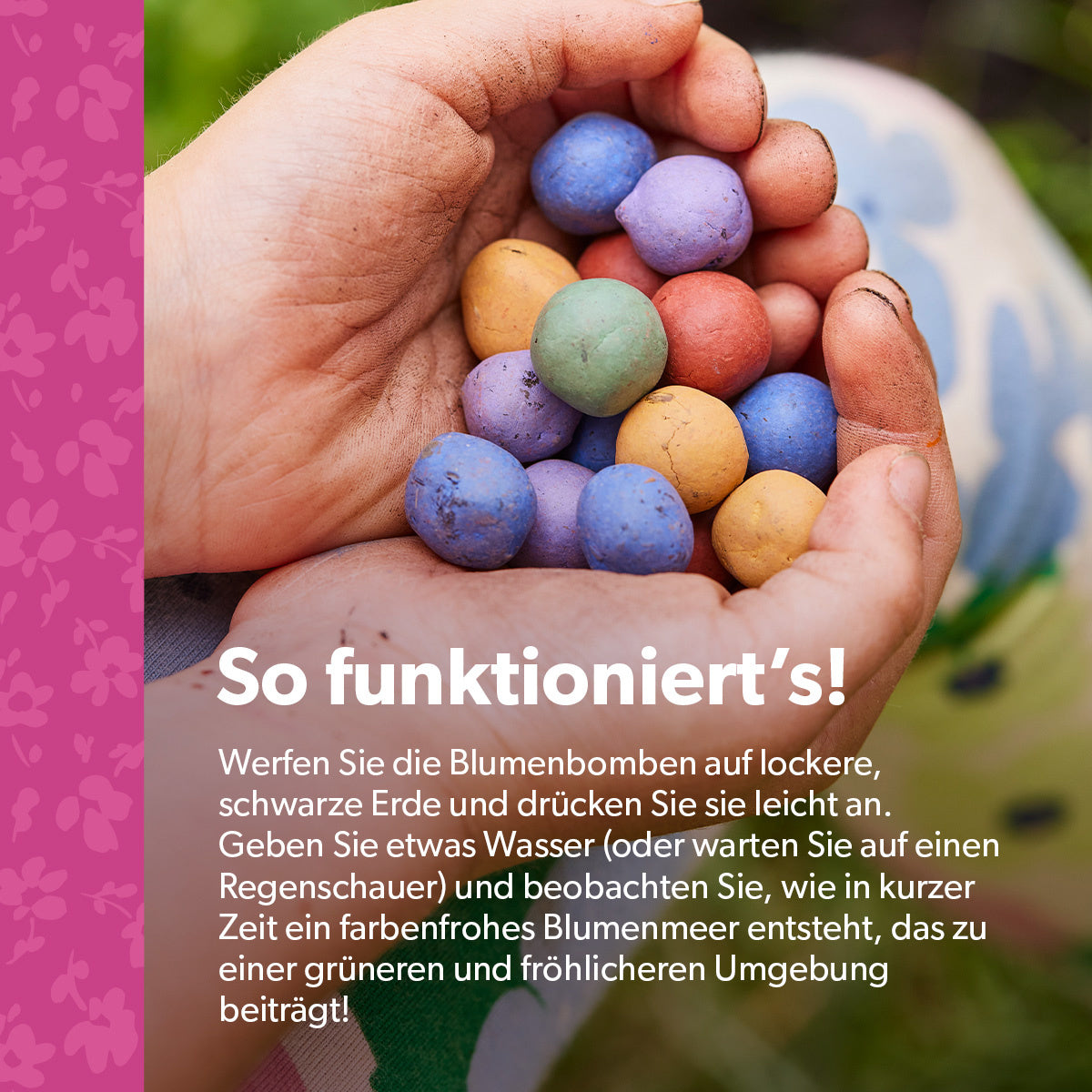 MRS Seeds & Mixtures Flower Bombs - Samenbomben mix - Vielen Dank! [de]