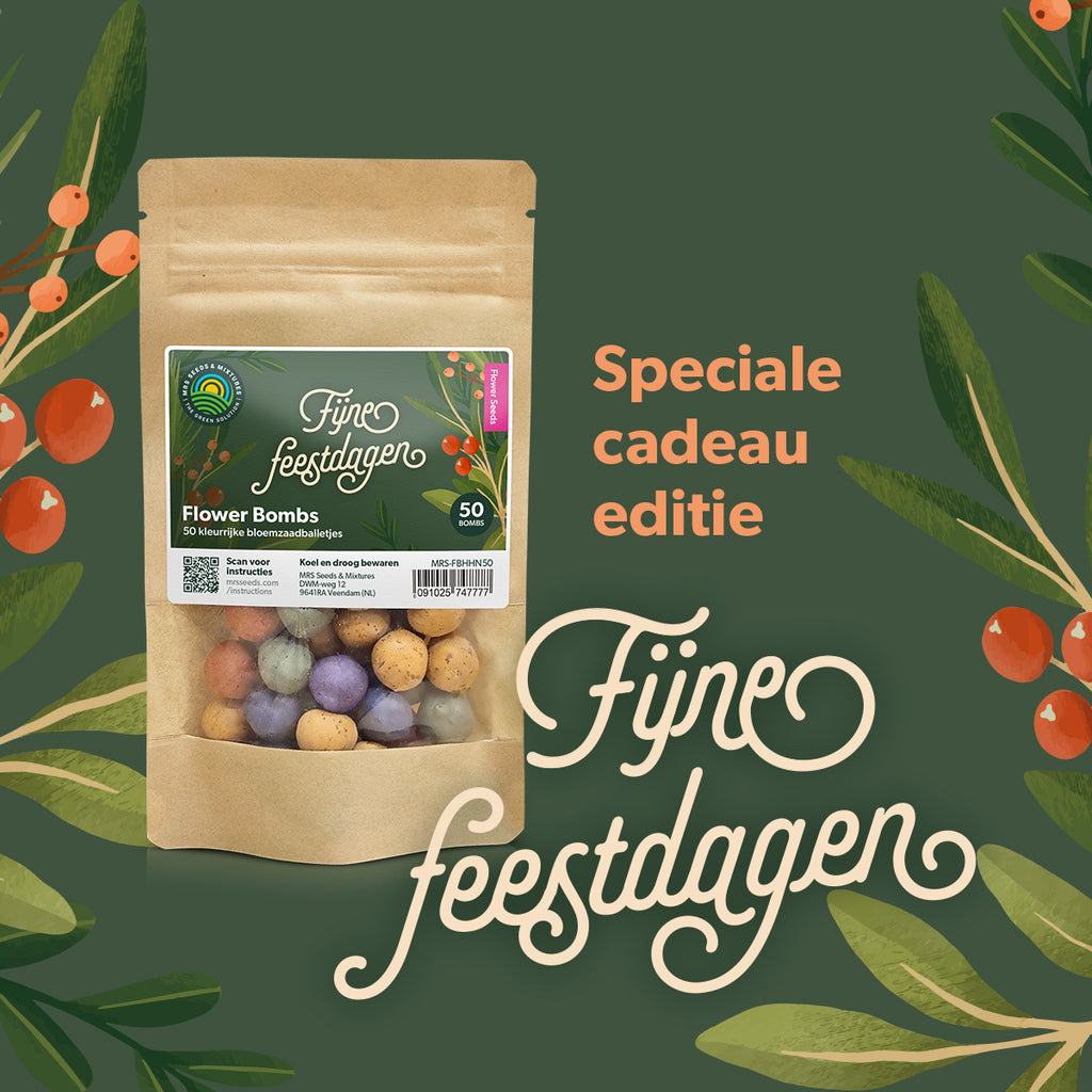 MRS Seeds & Mixtures Flower Bombs - Zaadbommen mix - Fijne Feestdagen! [nl]