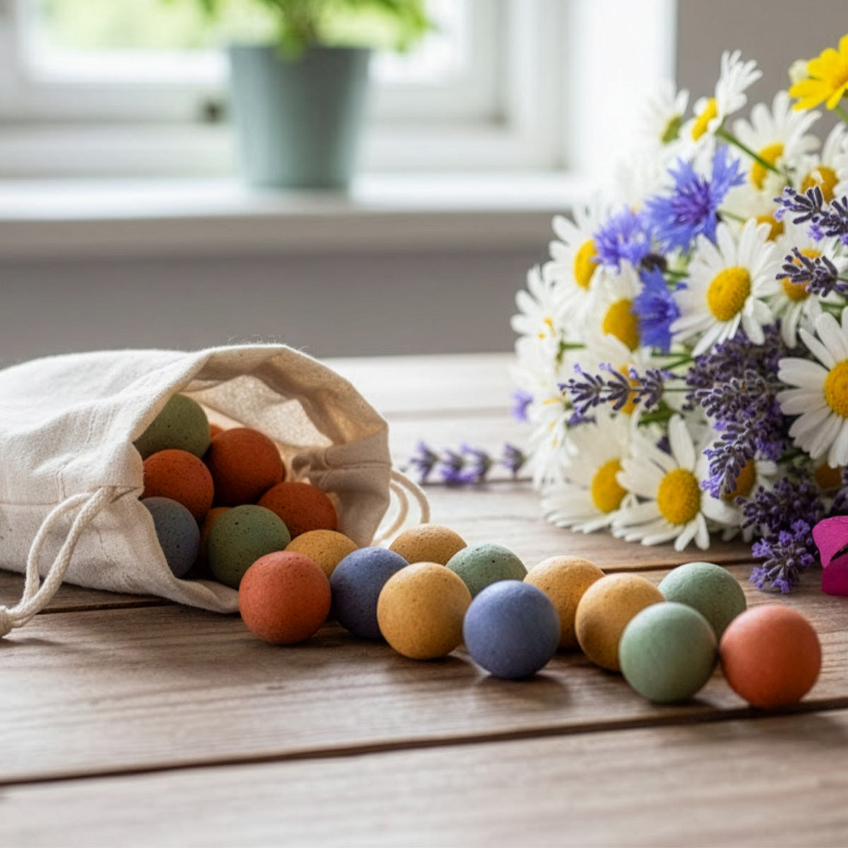 MRS Seeds & Mixtures Flower Bombs - Zaadbommen mix  - Katoenen cadeauzakje [nl]