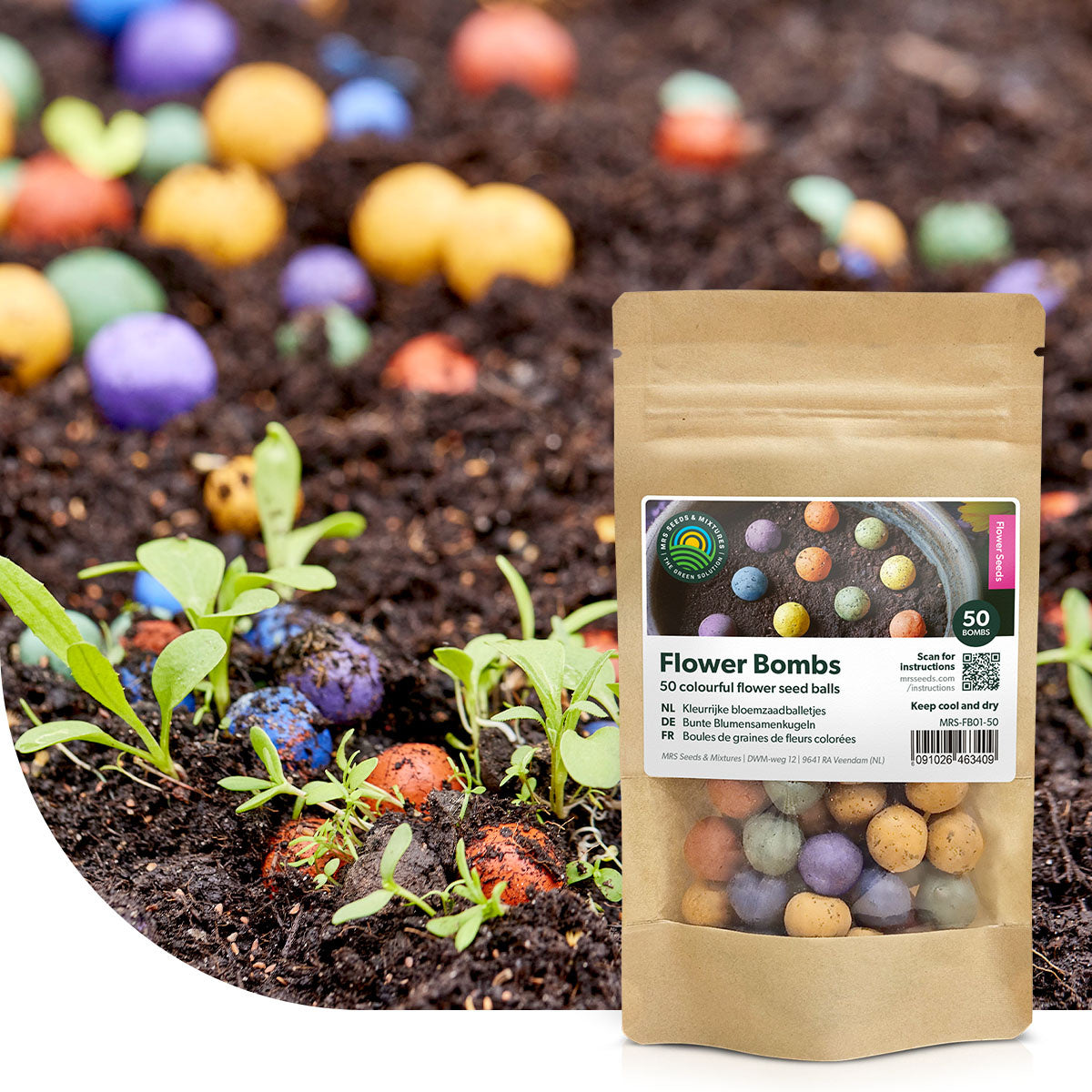 MRS Seeds & Mixtures Flower Bombs - Zaadbommen mix - Originals