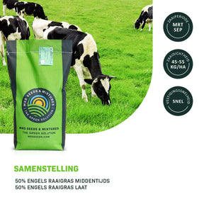 MRS Seeds & Mixtures Graze - BG3 | Blijvend Grasland 15KG [nl]