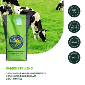 MRS Seeds & Mixtures Graze - BG4 | Blijvend Grasland 15KG [nl]