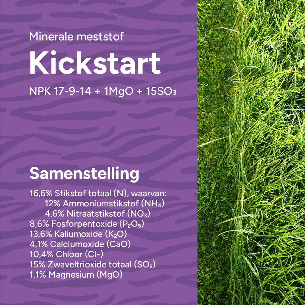 MRS Seeds & Mixtures Kickstart - Gazonmest voorjaar | 20KG-500m2 [nl]