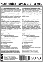 MRS Seeds & Mixtures Nutri Hedge - Organische mest Beuken & Hagen 20 kg [nl]