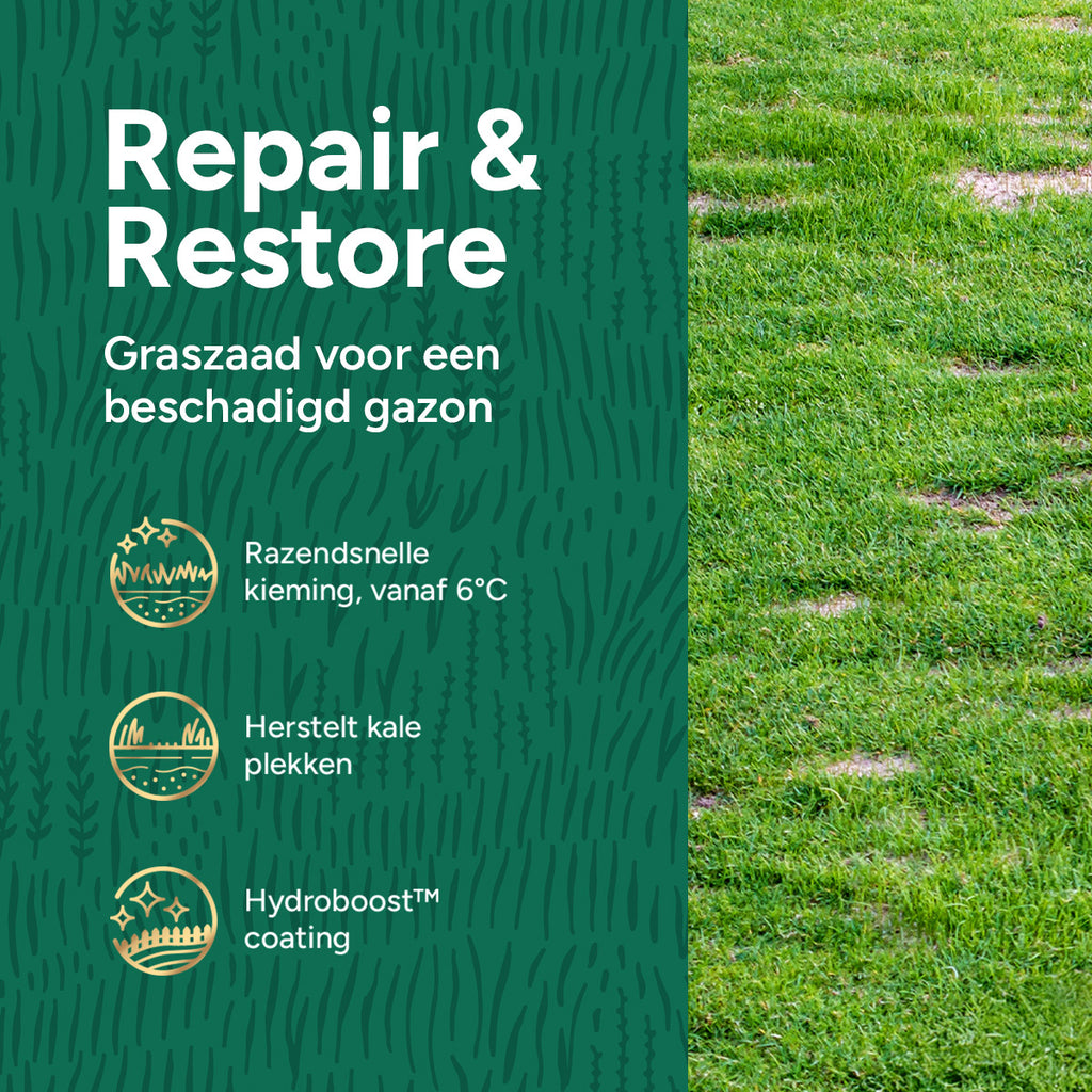 MRS Seeds & Mixtures Repair & Restore Premium - Graszaad voor gazonherstel 10KG [nl]