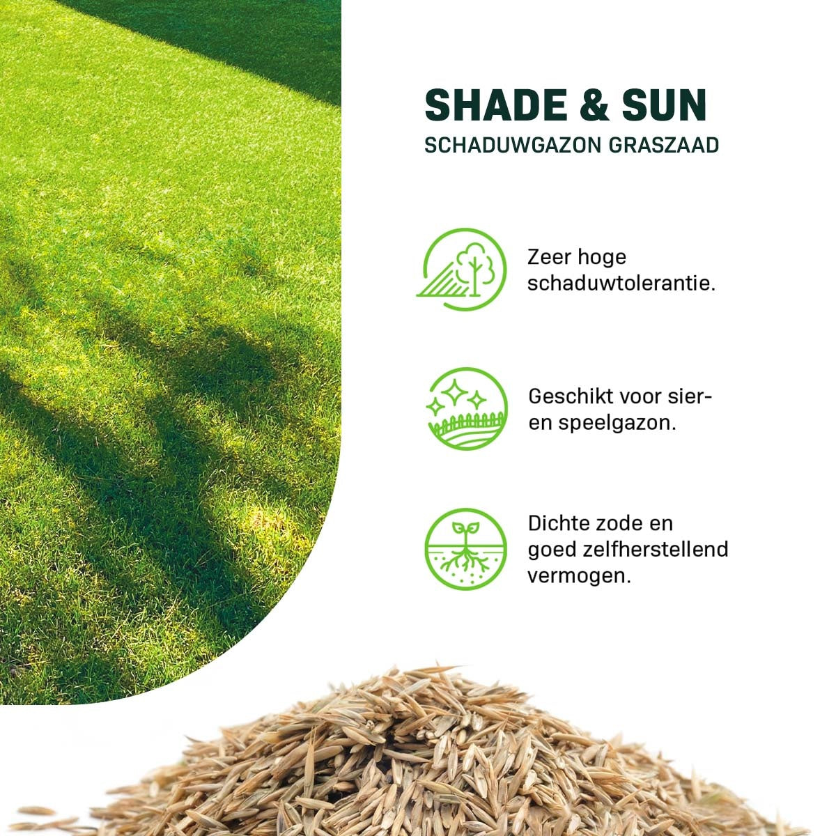 MRS Seeds & Mixtures Shade & Sun - Schaduwgazon graszaad [nl]