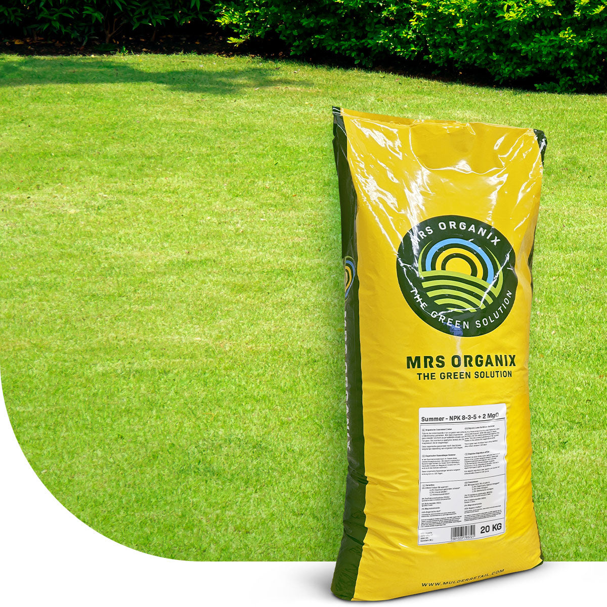 MRS Seeds & Mixtures Summer - Organische Gazonmest Zomer | 20KG-400m2
