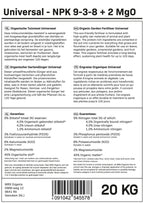 MRS Seeds & Mixtures Universal - Organische Tuinmest | 20KG-200m²