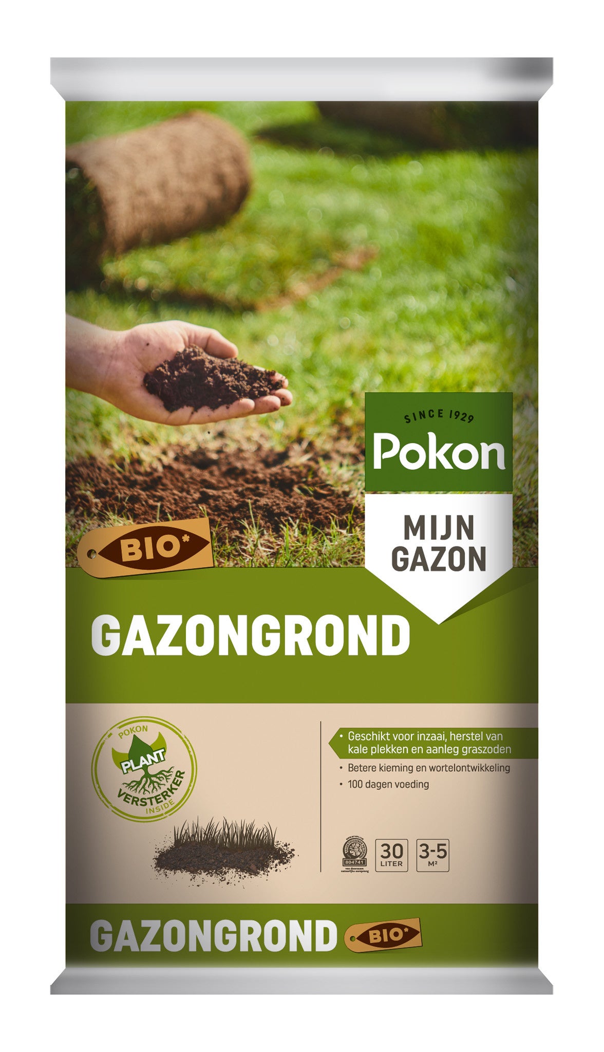Pokon MPS BIO Gazongrond 30 liter [nl]