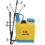 Talen Tools Rugspuit Professioneel  12L - Zuurbestendig [nl]